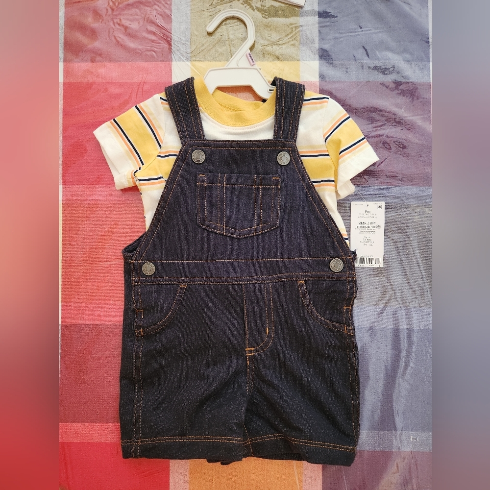 Carter's Baby 2-Piece Tee & Shortalls Set